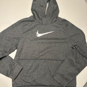 Nike Boy’s Heather Gray Therma-Fit Hoodie